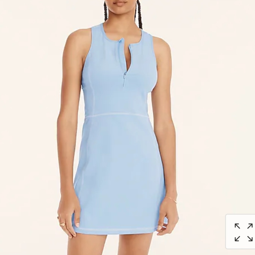 JCrew CouldStretch Half-Zip Sports Dress
